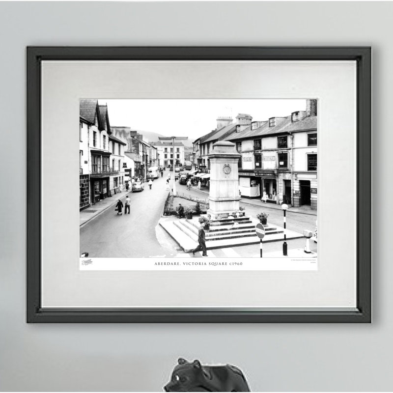 Aberdare, Victoria Square C1960 by Francis Frith - Single Picture Frame Print, 40cm H x 50cm W x 2.3cm D