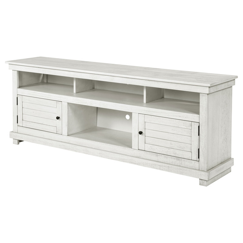 Meuble télé Thurston, 70 po, blanc, Blanc, 70"