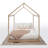 Khwaja Ozark Solid Wood House Bed-2124671554