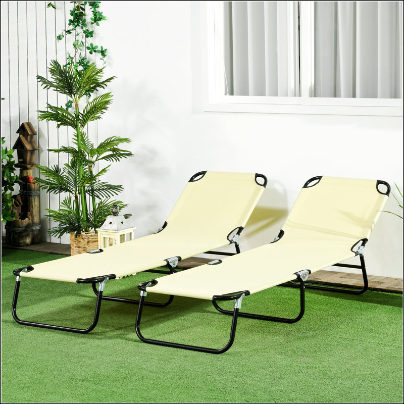 Chaises longues 2 pièces