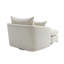 Fauteuil d'appoint pivotant avec repose-pieds-779016237