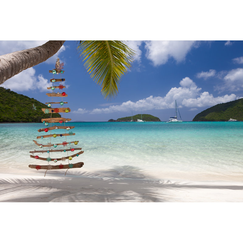 Christmas Beach by Cdwheatley, 20" H x 30" W
