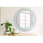 Huldar Glass Flat Wall Mirror