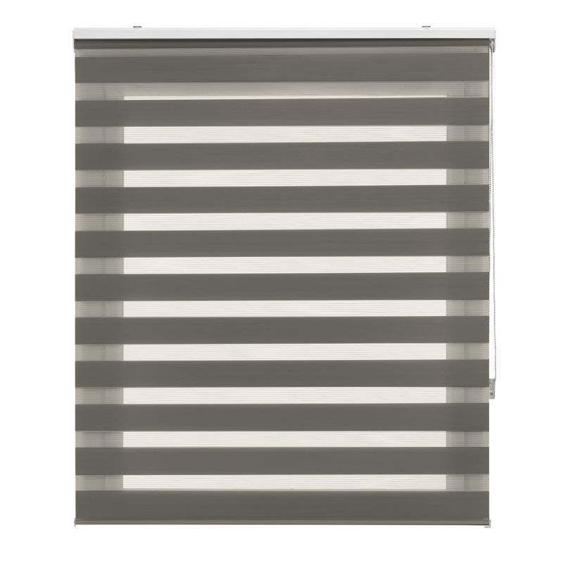 Semi Sheer Zebra Shades, 120x250, anthracite