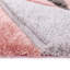 Shaggy Geometric Rug – 100% Polyester Soft Pile Carpet, Colourfast, Water & Soil Repellent, Anti-Static Modern Living Room Rug-1825180680
