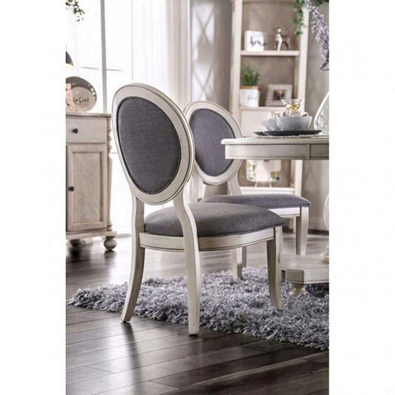 Ensemble de 2 chaises d'appoint en tissu