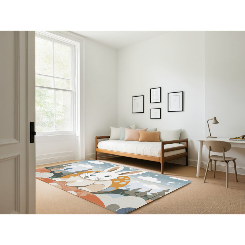 Tapis pour enfants East Urban Home, Rectangulaire 2 pi x 3 pi