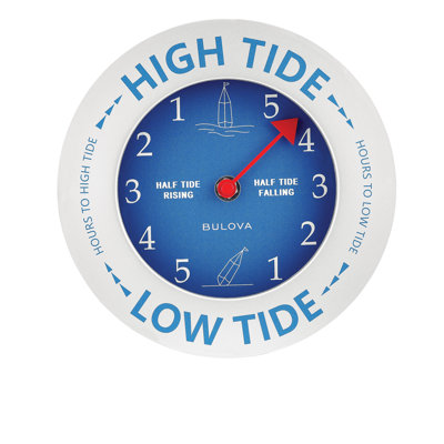 Bulova Tide Mate III Tide and Time Wall/Tabletop Clock, B1738