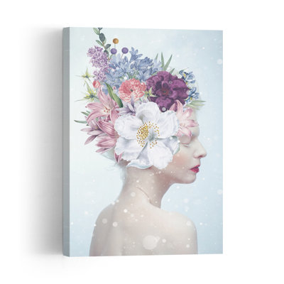 Rêver de fleurs - Affiche murale délicate, onirique et élégante représentant des fleurs et la nature