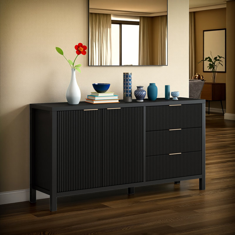 Buffet Modern, Noir