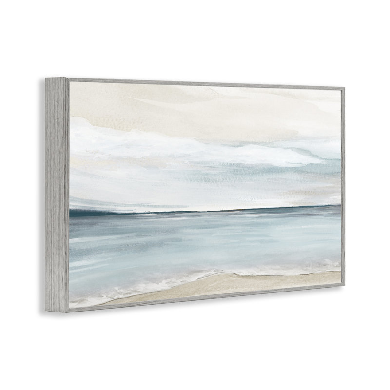 Art de la giclée encadrée par une aquarelle douce, conception par Kristen Brockmon, H 20 po x l 30 po