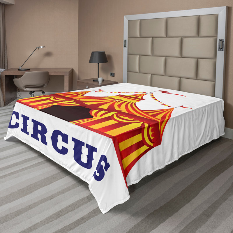 Drap-housse Ambesonne, Drap plat pour très grand lit californien