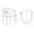 Lia Modern Chenille Upholstered Metal Side Chair in Stone-91028768