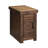 Geonna 14" Chairside Table, No Assembly Required, Whiskey Finish