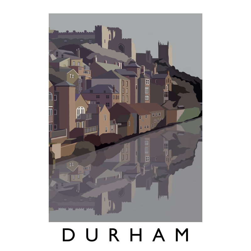 Durham by Richard O'Neil - Print, 40 cm H x 30 cm W x 1 cm D, No Frame
