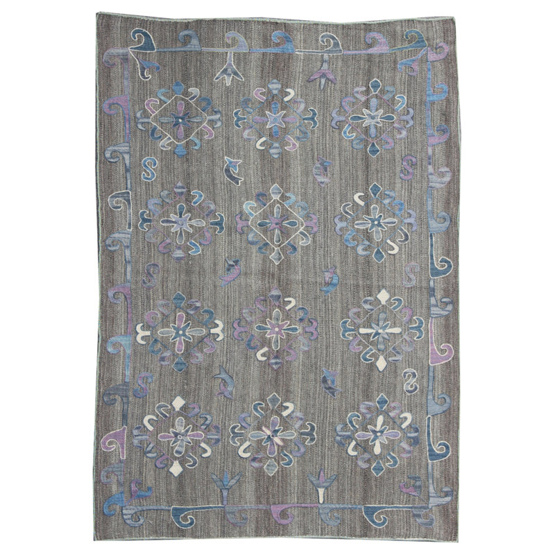 Kezar Geometric Hand Woven 144cm X 202cm Area Rug
