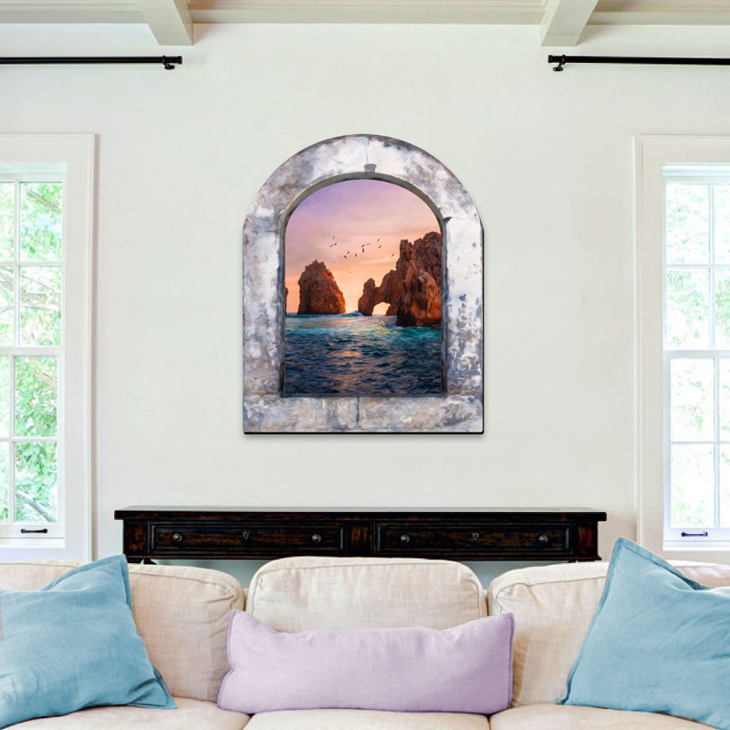Décoration murale cintre de porte Sunset Serenity