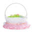 Doublure personnalisée en tutu avec nom rose sur papier blanc-29543579