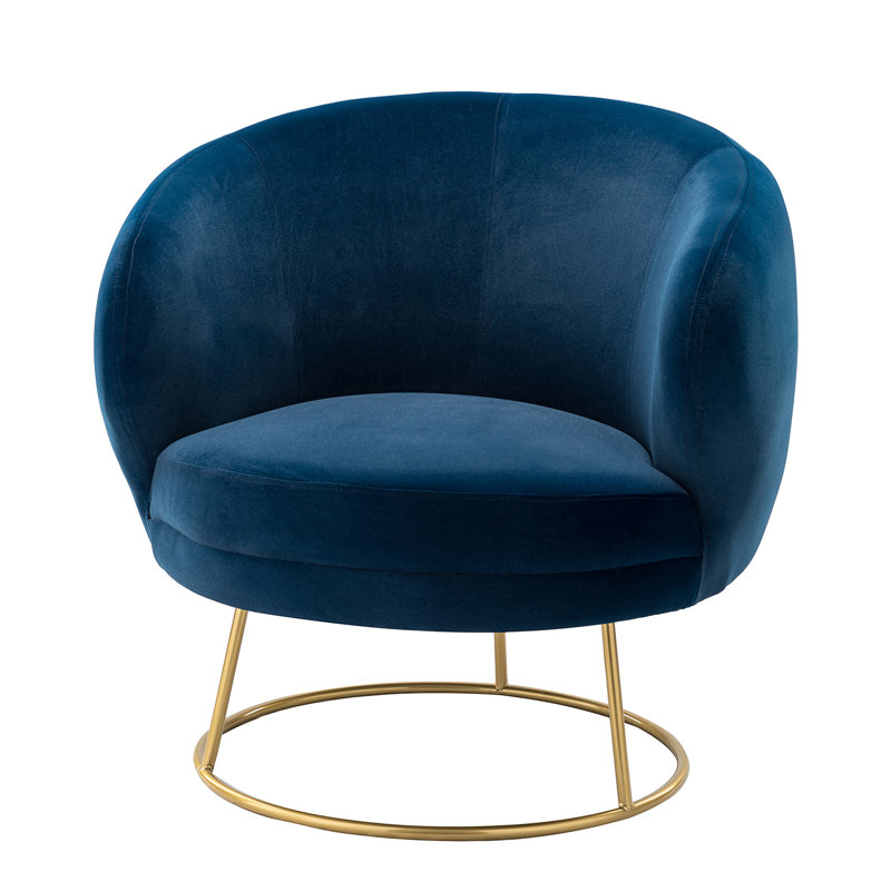 Fauteuil demi-tonneau 28,4 po, Polyester marine
