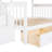 Twin Over Full L-Shaped Bunk Bed With 3 Drawers, Ladder And Staircase-1937892331