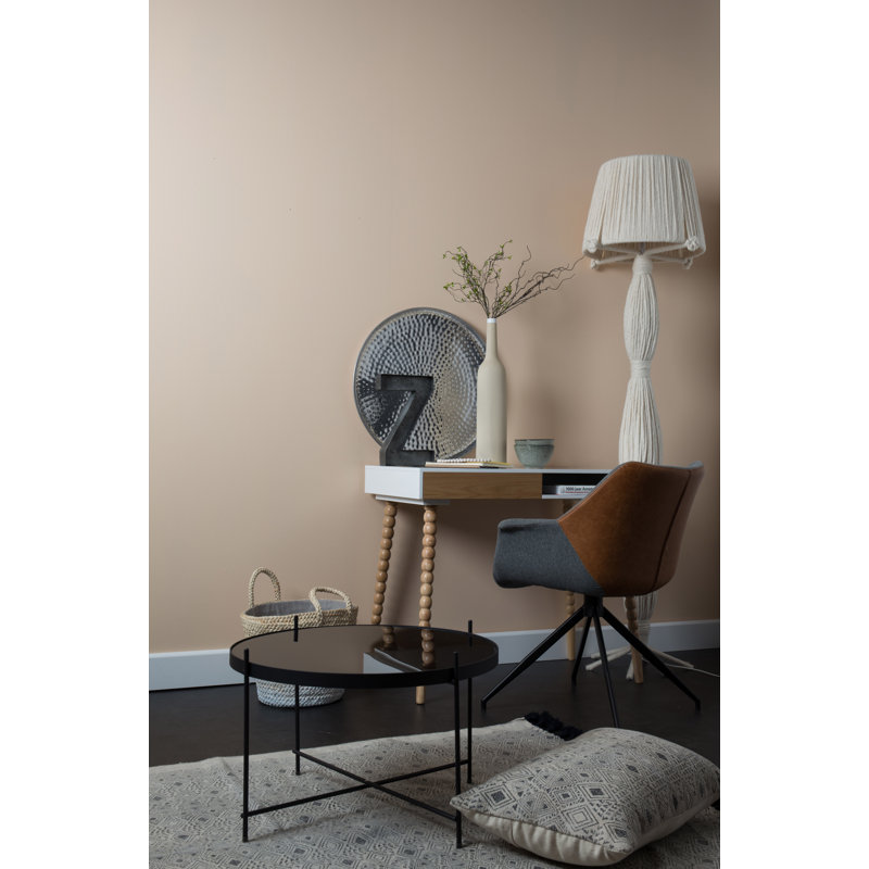 Doulton Armchair, Brown/Gray Faux Leather