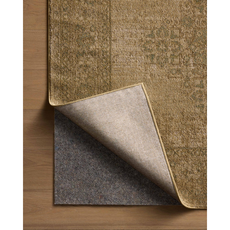 Mona Antique Spa 5' x 8' Wool Cotton Area Rug