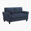 Lawrenceburg 58" Modern Transitional Chenille Loveseat with Durable Solid Wood Frame, Supportive Pocket Coils and Sturdy Exposed Feet-113768118
