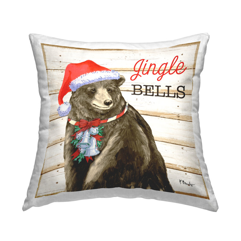  Striped Polyester Throw Pillow