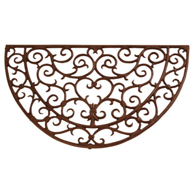 Cast Iron Half Round Doormat