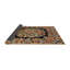 Tapis traditionnel mehroon/noir/bleu Glinski-662645035