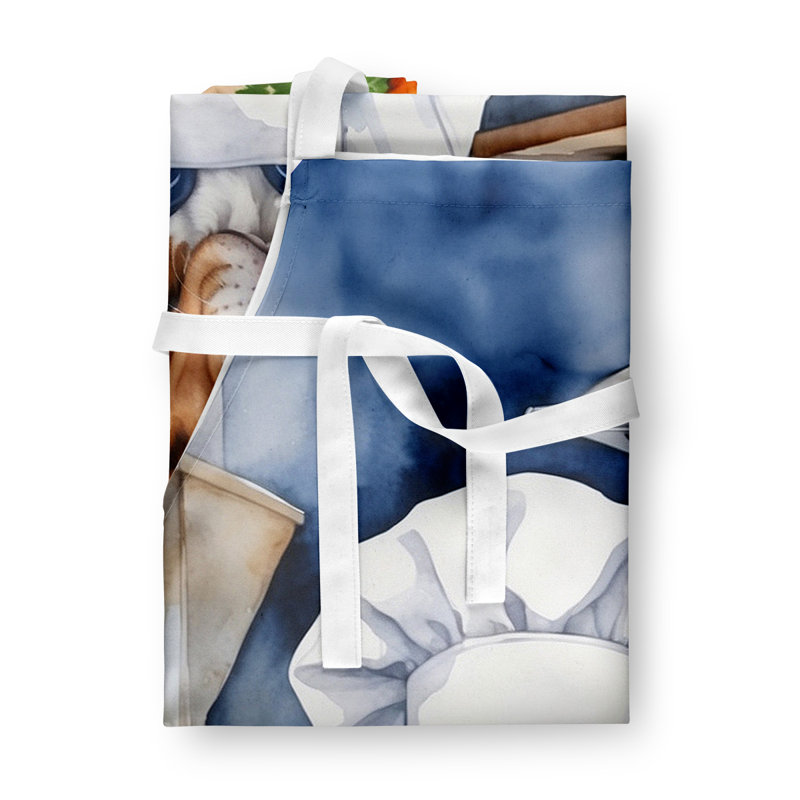 No Pattern Bib Apron