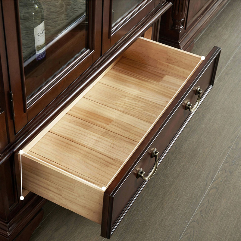 Buffet en bois manufacturé noyer massif