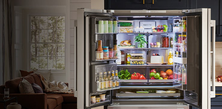 36" Width Counter Depth Side by Side 24 cu. ft. Smart Refrigerator