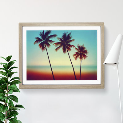 Classic Palm Trees - Framed Print