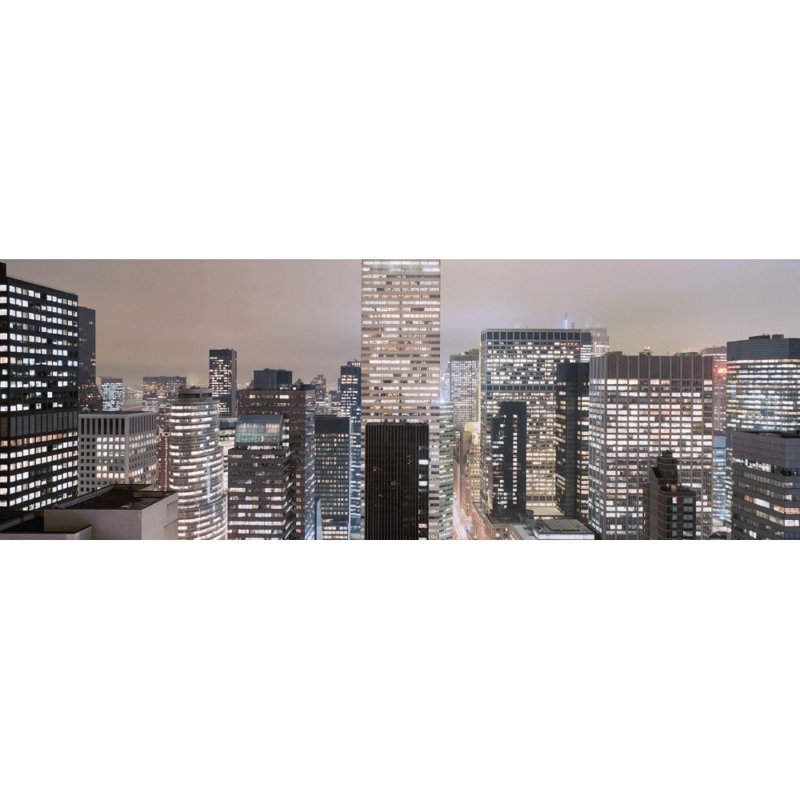 Panneau mural L 4,2 pi x l 145,2 po Skyscrapers Lights