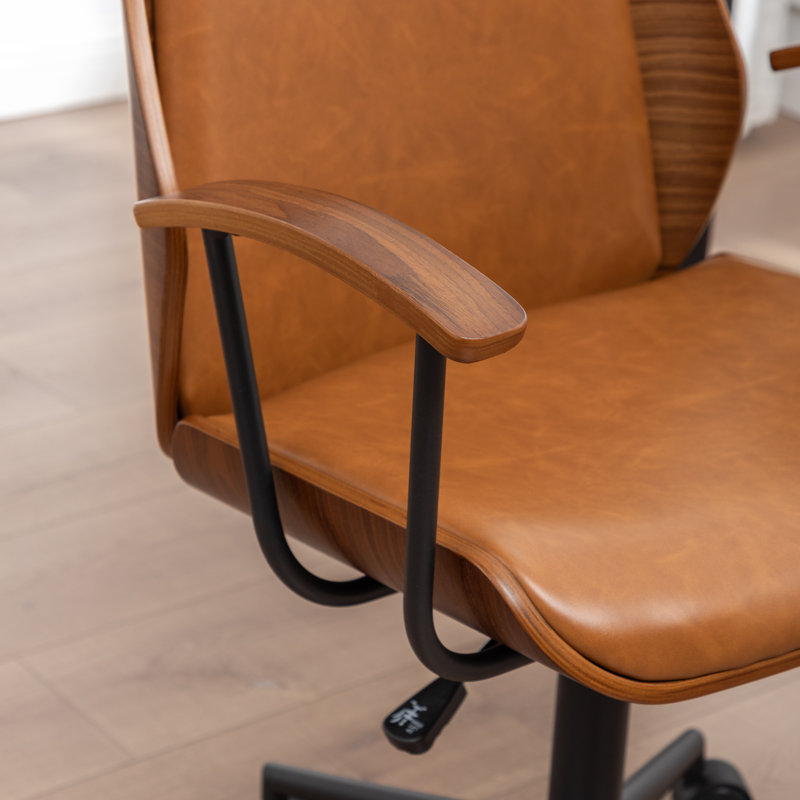 Chaise de bureau Bryonie, Brun