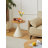 Round Coffee Table Set With Curved Design