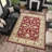 Clarence Oriental Floral Indoor Kid & Pet Friendly Rug for Bedroom, Living Room-1109306096