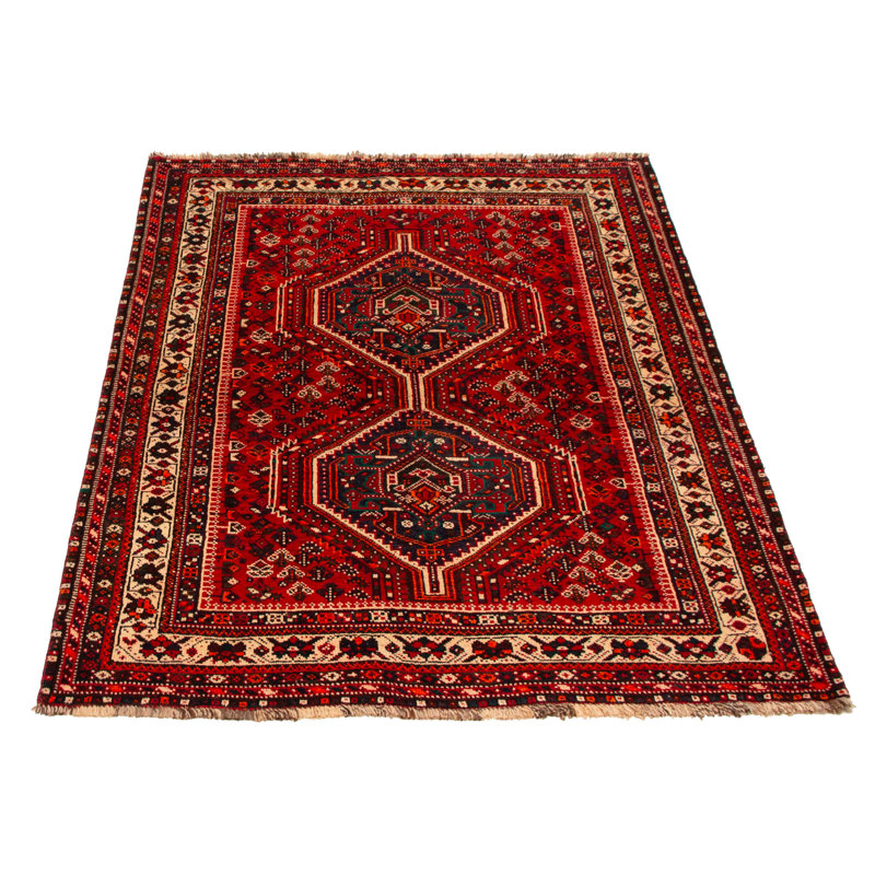 Tapis rouge Melis Vintage 5 pi 0 po x 6 pi 9 po