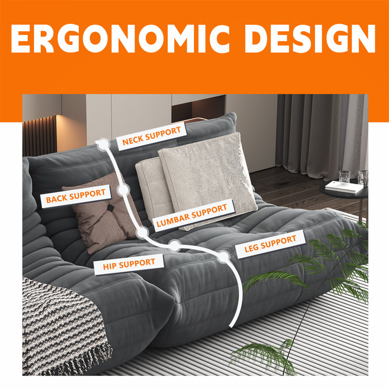Comfortable and Stylish Corduroy Bean Bag Chair for Relaxation and Versatile Use in Various Spaces.