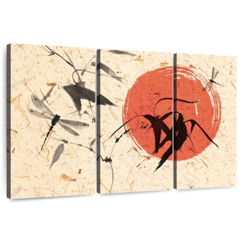 Asian Dragonfly, 42" H x 65" W