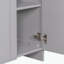 Meuble-lavabo de salle de bain avec lavabo en céramique, 2 portes à fermeture douce et tiroir profond à deux niveaux-572770770
