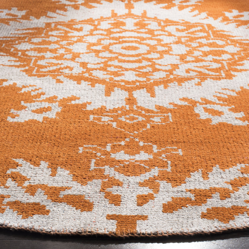 Tapis doré en laine / viscose / coton noué à la main Sabian, Rectangle 3 pi x 5 pi