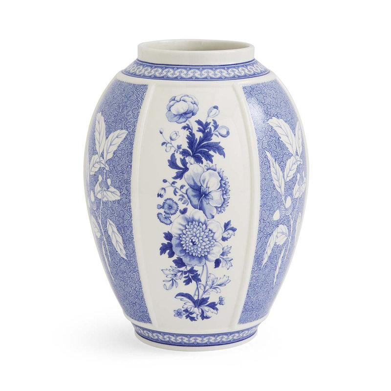 10" Vase, British Flowers
