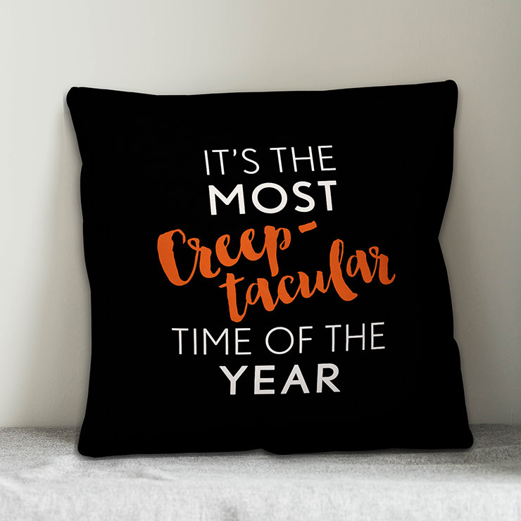 Coussin creeptacular time of the year, Extérieur