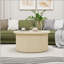 Table basse ronde avec rangement à couvercle rabattable, table de bout moderne pour le salon, durable et élégante-826168405