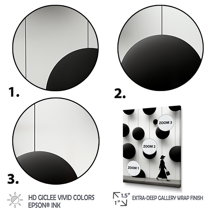 Photo de femme minimaliste en noir et blanc - art mural mode, Cadre flottant noir, 44" H x 34" W