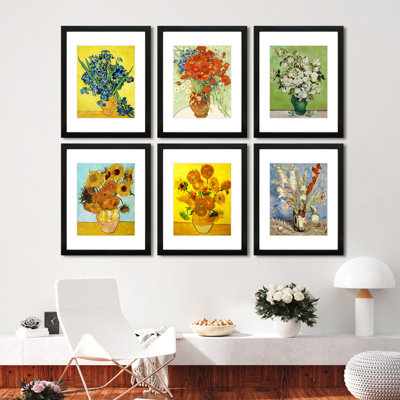 11x14 Picture Frame Set of 6 with HD plexiglass cover for Pictures 8x10 with Mat or 11x14 Without Mat, Wall Gallery Photo Frames in Black