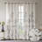 Exquisite Burnout Printed Single Window Curtain Panel