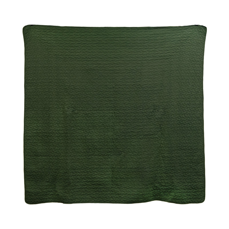 Jeté en coton brodé matelassé Donna